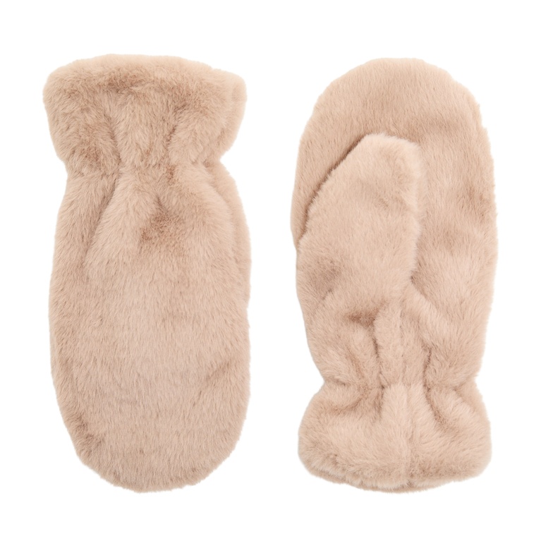 Faux fur mittens "Fideli Thumb"